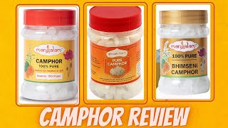 Camphor v/s bhimseni camphor review // mangalam camphor review// shubhkart camphor review