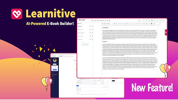 How to create Digital E-Books, Thesis, Documentation and PDF files with Learnitive AI? @learnitive