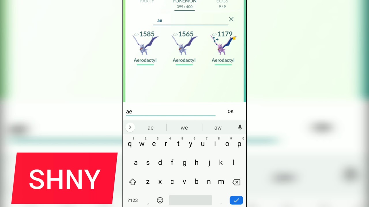 POKEMON GO SHINY HUNTING SHINY AERODACTYL