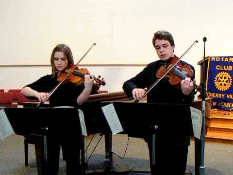PASSACAGLIA, "The Impossible Duet" for Viola & Violin, HANDEL-HALVORSEN, Brother & Sister Students