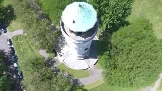 Dji phantom 4 ,Over Basel - Wasserturm, Schweiz