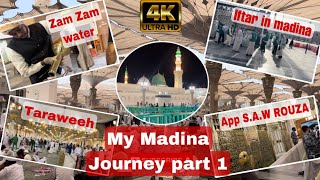 My Trip MasjidENabawi S.A.W Complete Ziyarats Ramadan 2022 Part 1  | @cookingfitness