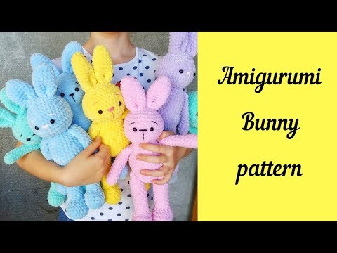 Como Crochet um Amigurumi Coelho (Parte 1)