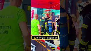 Berlin Stairrun Real Action! #BerlinLife#Firefighters#RealHeroes#StairRun#GermanyVlog