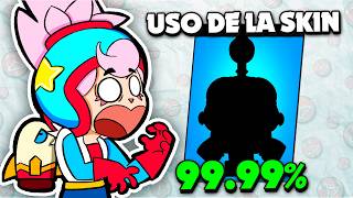La SKIN MÁS USADA de CADA UNO de los BRAWLERS