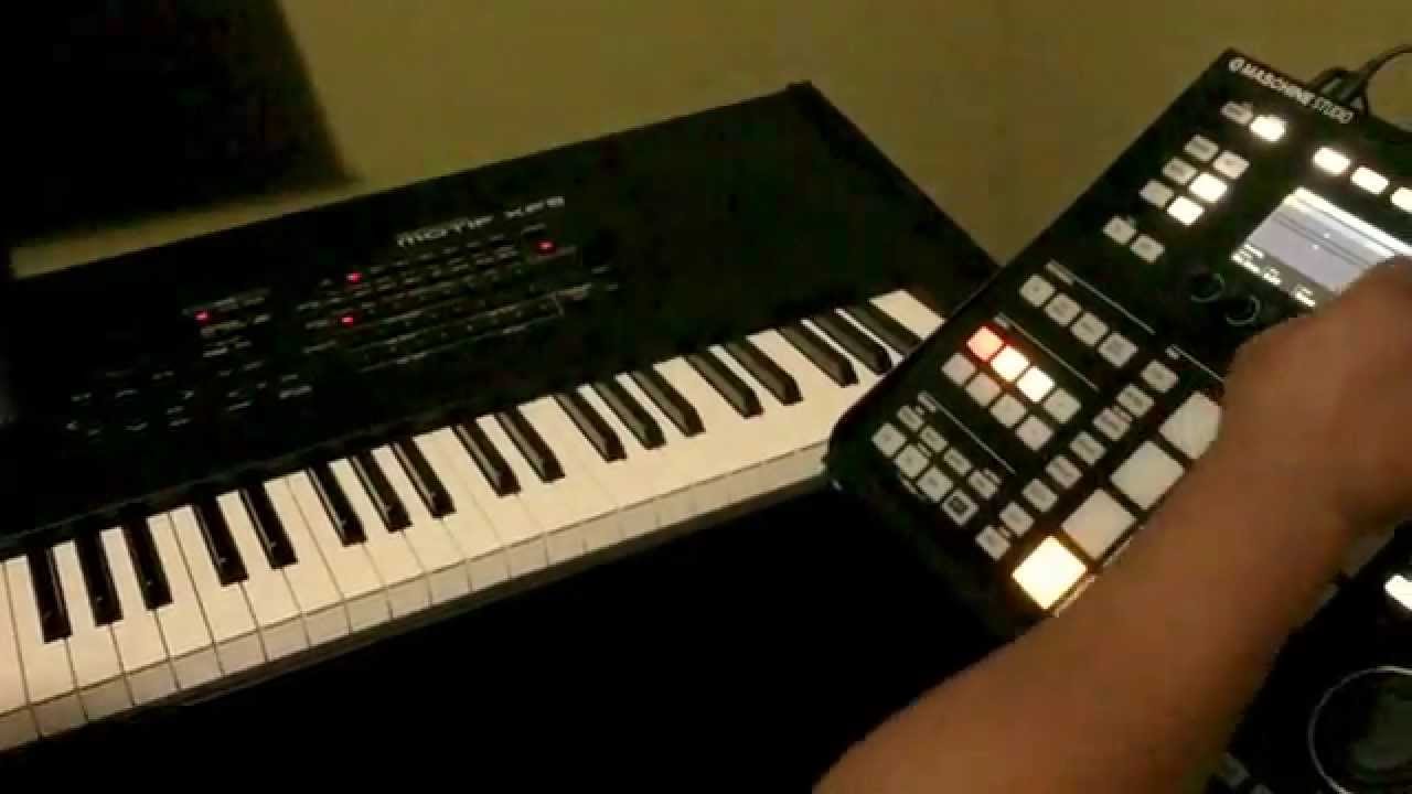 using midi keyboard with maschine