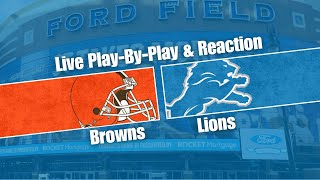 Detroit Lions vs Cleveland Browns Week 4 LIVE Reaction & Commentary