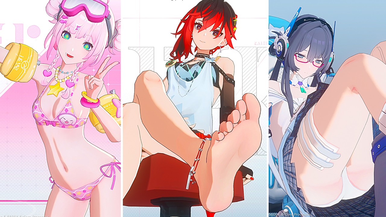 Chasing Kaleidorider - All Girls & Costumes Showcase Animations - CBT 3
