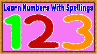 Kids Learning Numbers | Learn Numbers With Spelling | Learn Numbers For Kids screenshot 2