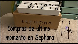 Compras de ultimo momento en Sephora