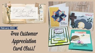 All Occasion Card Class - February 2022 Lots Of Fun Techniques