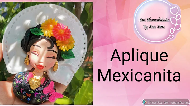 Aplique para moo o espejo Mexicanita usando molde ...