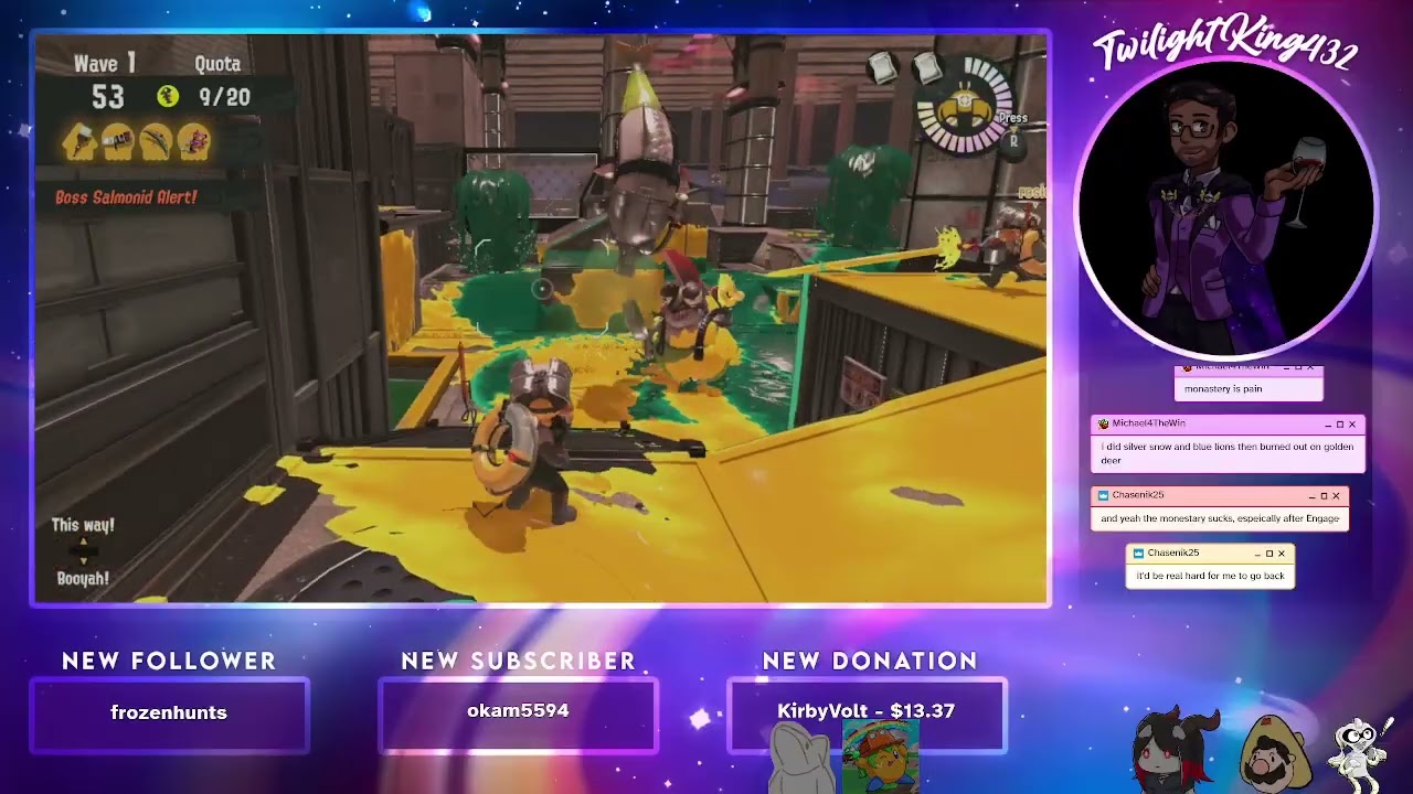 Booyah Bomb Fail... || Splatoon 3: Undertow Spillway Big Run [4/6]