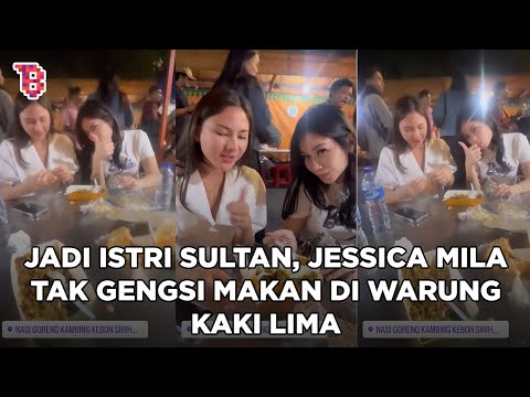 Momen Jessica Mila makan di warung kaki lima, sikapnya tuai pujian | NEWSFLASH
