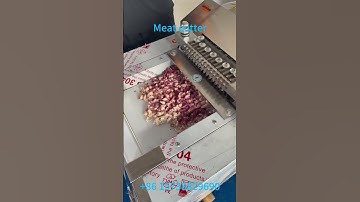 Automatic meat cuber chicken cutter machine frozen meat dicer cube cutting machine