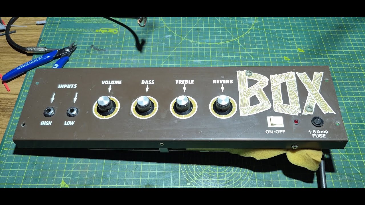Box 1 Solid State Budget Guitar Amplifier Gets a Recap