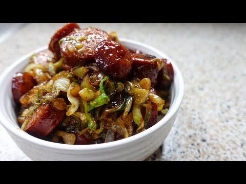 Keto Recipe 1 | Smothered Cabbage with Smoked Sausage