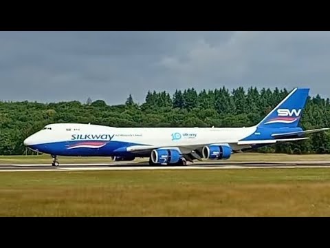 馃敶 Live Suny Wednesday Planespotting Flughafen Hahn 21 betrieb. Boeing 747 Silkway 馃洭馃洬馃憢鉁堬笍