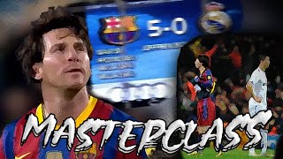 Lionel Messi ◆ MASTERCLASS vs Real Madrid 2010/11 - Cinematic