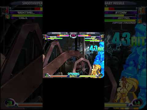 MvC2: Baby Missile - Storm NJ Infinite DHC HSF x 2 68 hit 100% Combo .:11.2.24:.