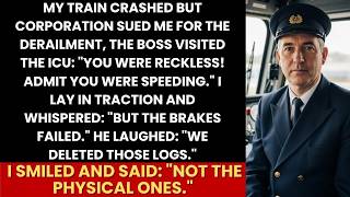Boss Sued Me For Train Crash "Admit Speeding" — I Revealed Physical Logs, Proved Brakes Failed And..