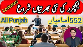 PPSC Lecturer New Jobs 2023 | Teaching Staff Government Jobs | How To  Apply Online #jobs #ppsc