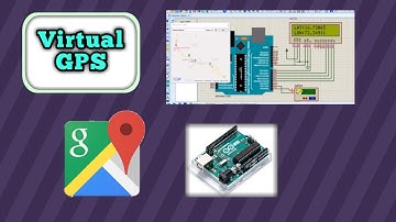 Simulation of GPS module in Proteus for Latitude and Longitude