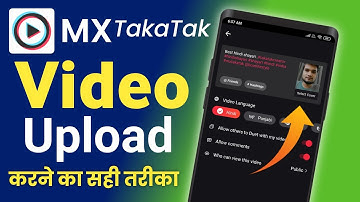 MX TakaTak Me VIDEO Kaise Upload Kare | How To Upload Videos on MX TakaTak