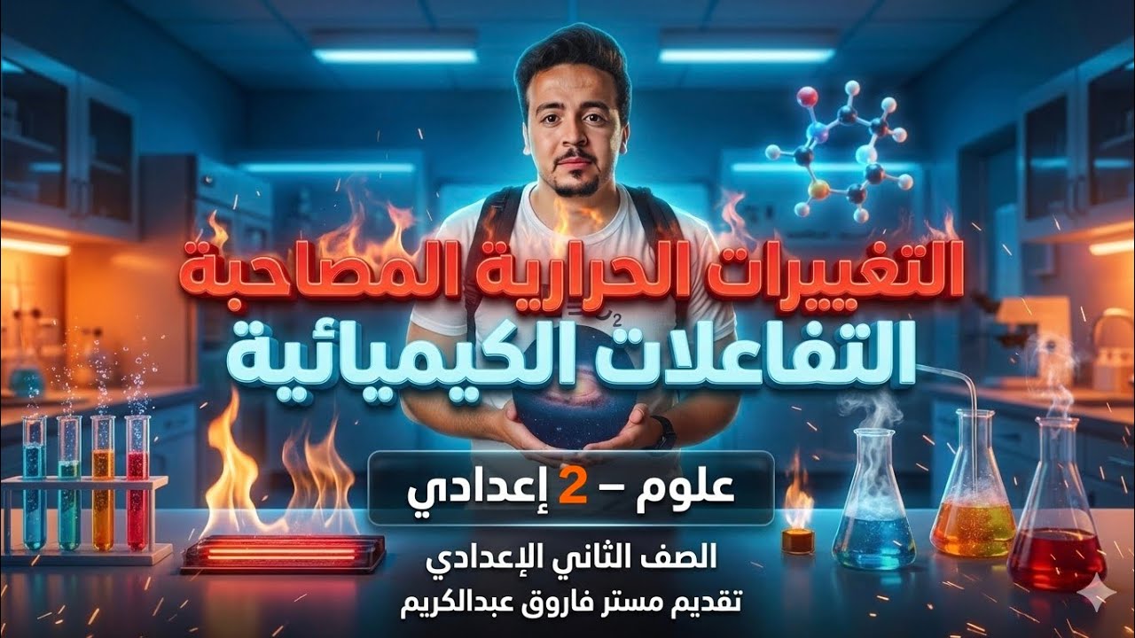 التغييرات الحرارية المصاحبة للتفاعلات الكيميائية | شرح مبسط وممتع – الصف الثاني الإعدادي