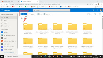 HOW TO UPLOAD AND CREATE FILES AND FOLDERS ON ONEDRIVE #MICROSOFT O365 ( CLOUD STORAGE )