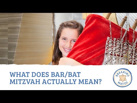 What Does BarBat Mitzvah Actually Mean
