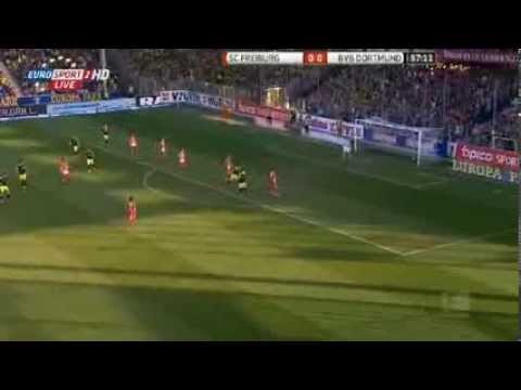 Freiburg vs Borusia Dortmund 0-1 Kehl Amazing goal 09.03.2014