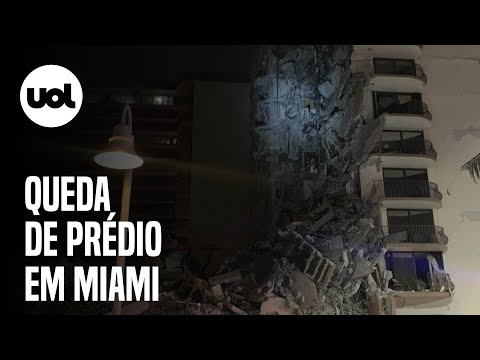 Queda de prédio em Miami: veja o exato momento do desmoronamento