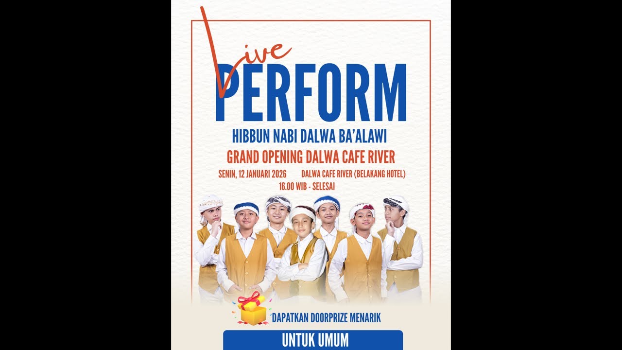 Live Perform Hibbun Nabi Grand Opening Dalwa Cafe Rivers