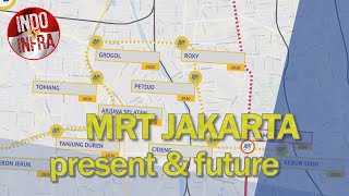 ANIMATION of the MRT Jakarta lines and future plans [update 2023] 🇮🇩