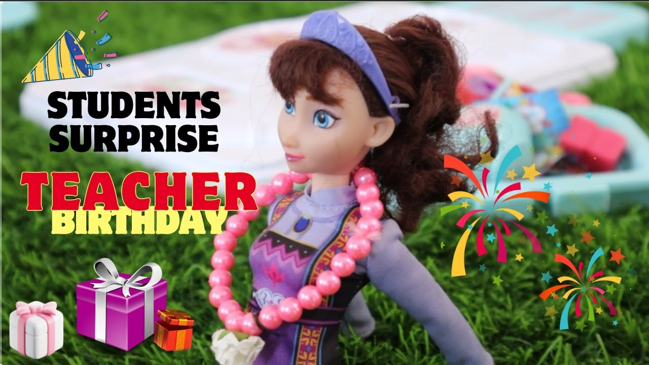 Students surprise teacher birthday | Teacher Birthday | Birthday Gift ...