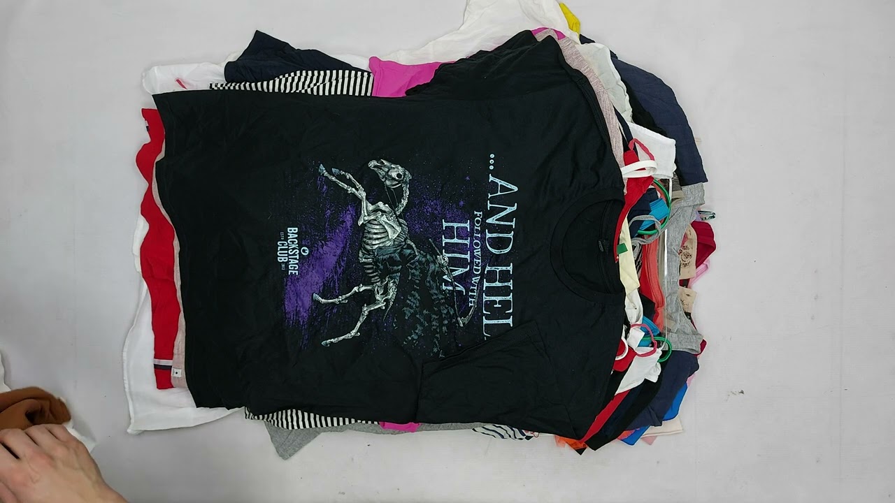 30601 Футболки женские, секонд (cream), Италия, 6 пак, 14.8 кг, 9.50€/кг, 121 шт