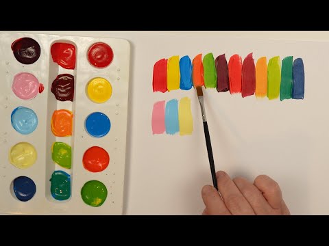 Learn Colors with Paint | Color Mixing for Children and Toddlers | Colors for Children and Toddlers