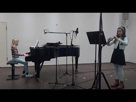 „Jugend musiziert“ 2021: Amalia Vall und Lea Glander spielen Soliloquy von Paul Harris
