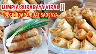 INI DIA RAHASIA SAOS LUMPIA SURABAYA YANG LAGI VIRAL ‼️