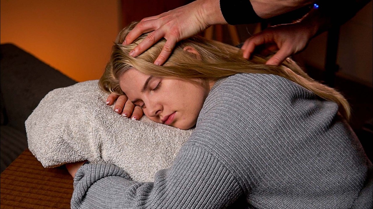 ASMR for People Who Can't Sleep 😴 Scalp & Neck Massage (No Talking)