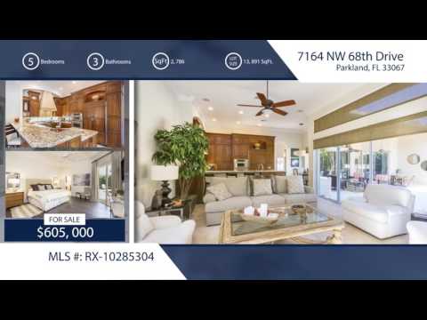 7164 NW 68th Dr, Parkland, FL home video tour