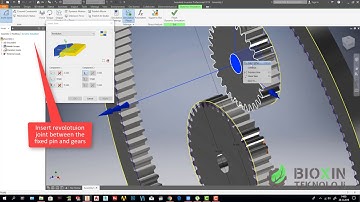 Autodesk Inventor / Dynamic Simulation / Gear Mechanism