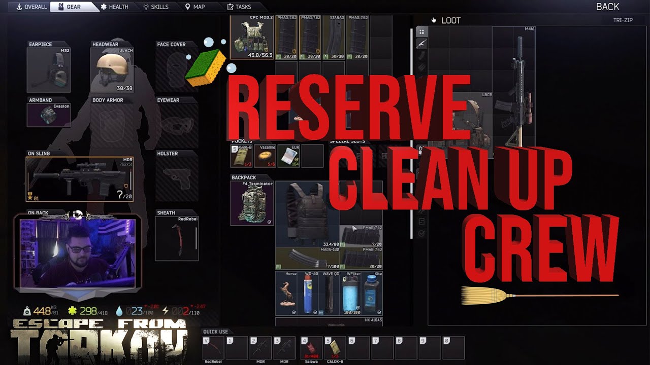 Reserve PVP - Reserve Clean Up Crew - | Escape From Tarkov - YouTube