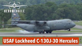 West Virginia ANG Lockheed C-130J-30 Hercules Touch-n-Go Landings at Tri-Cities Airport 10May24
