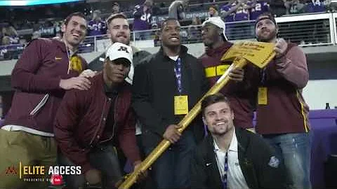 Elite Access: Paul Bunyan's Axe Visits Vikings vs. Packers Game!