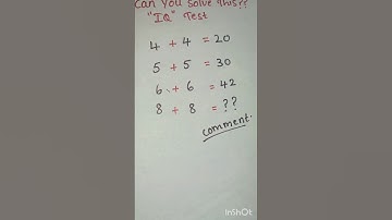 Can you solve this??? IQ test #trendingshorts #mathematics #iqtest #music
