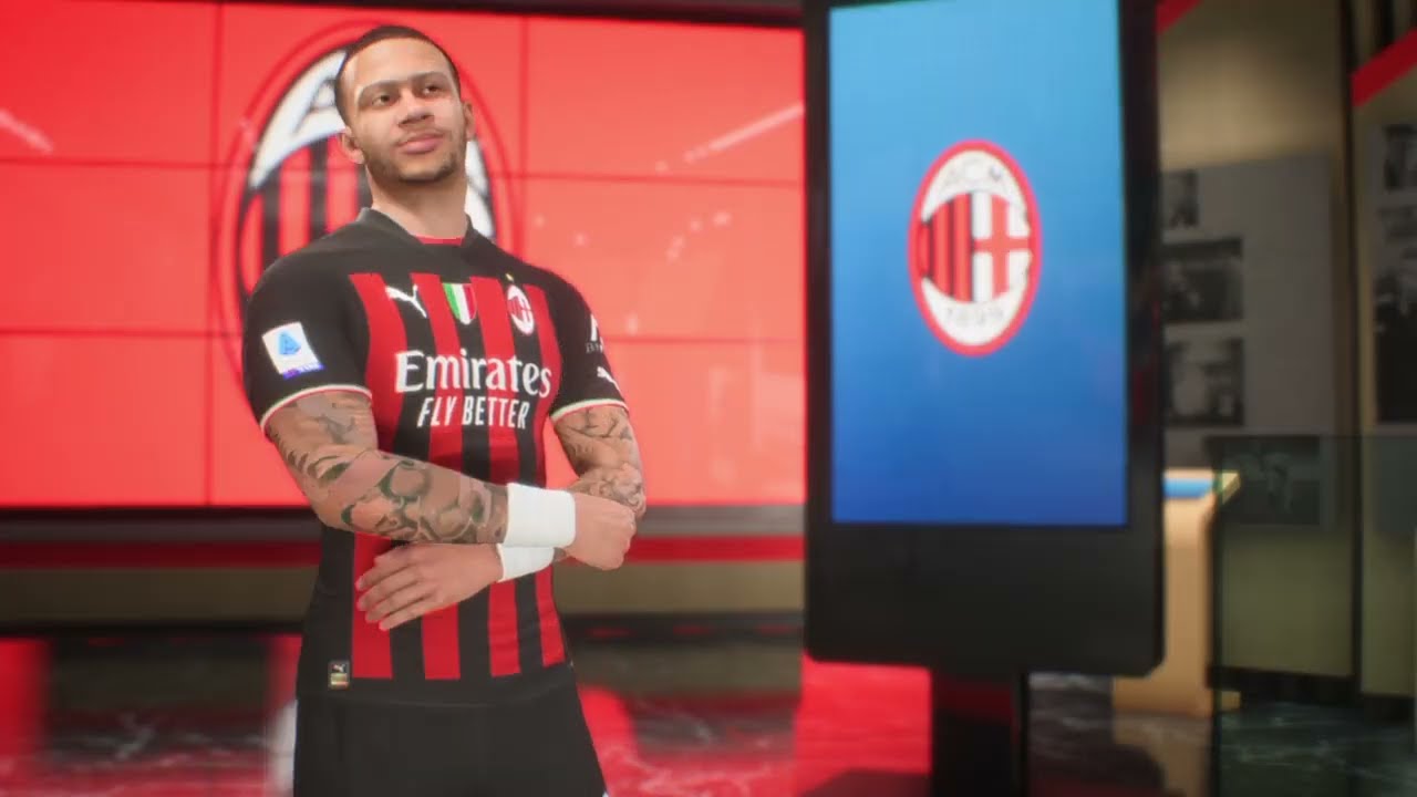 Milan Ac 🇮🇹 🔴 ⚫ Mercato,  Depay signe