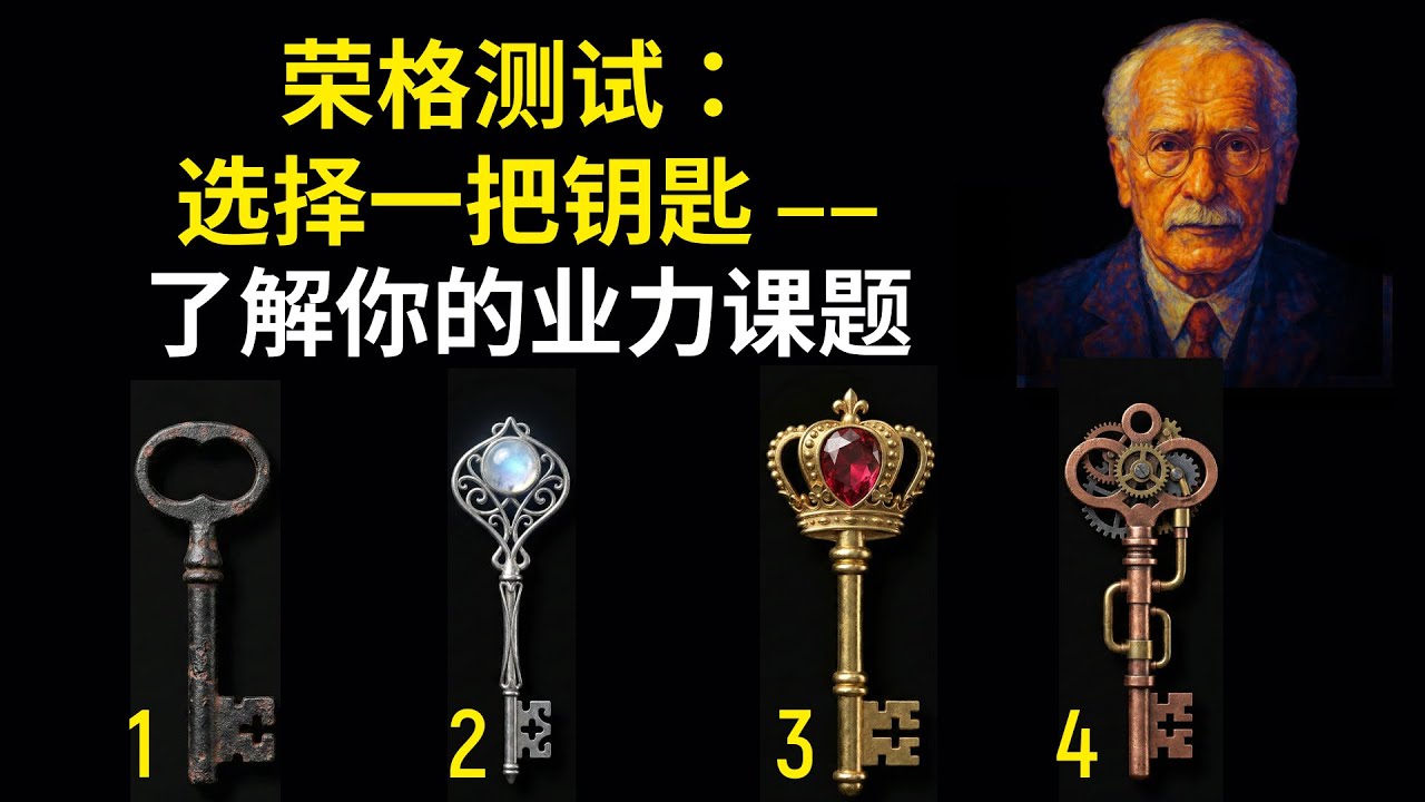 选择一把钥匙，了解此时此刻是什么在阻碍你的人生道路