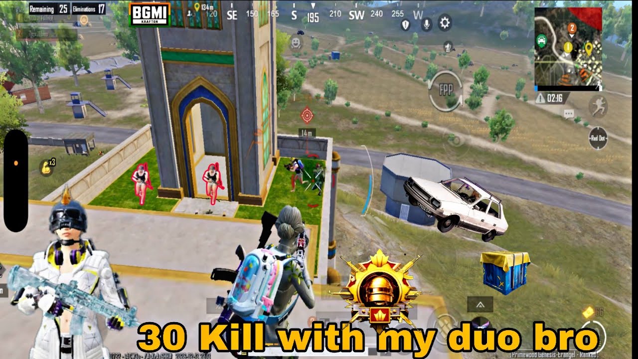 Non-Stop Intense Action! 30 Kills with My Duo Bro 🔥#bgmi #gamplay 